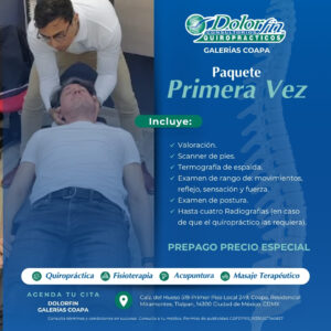 Dolorfin Primera Consulta – Sucursal Galerías Coapa