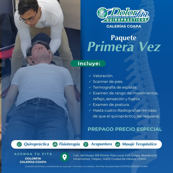 Dolorfin Primera Consulta – Sucursal Galerías Coapa